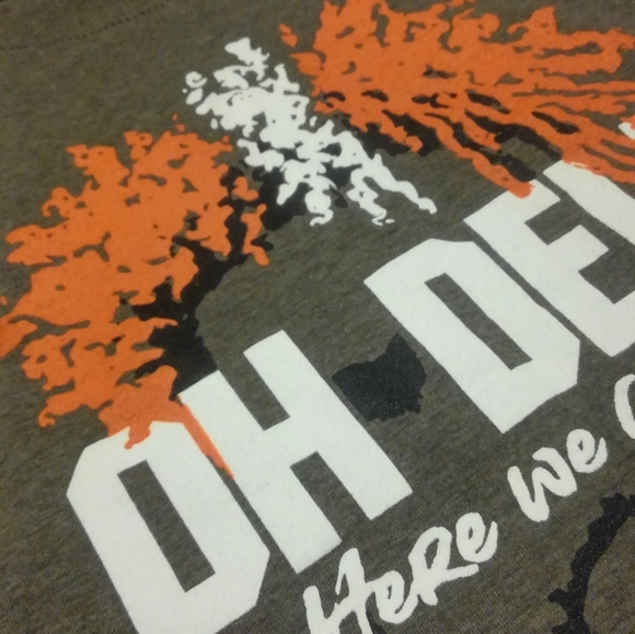 🏈 🐶 Cleveland Browns Odell Beckham Jr Shirt 2XL XXL NFL Oh Dell Here We Geaux - Picture 4 of 9